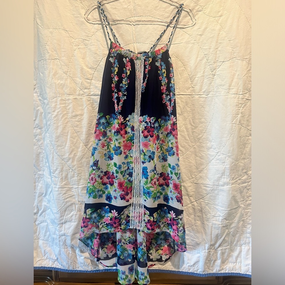 Truly Me HiLow Floral Sundress by SaraSara Size 12 Girls - Picture 2 of 12